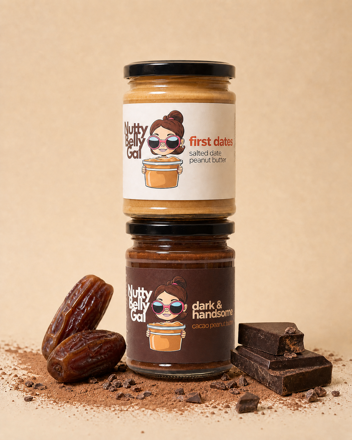 Sweet Treats Bundle: Salted Date & Cacao Peanut Butter